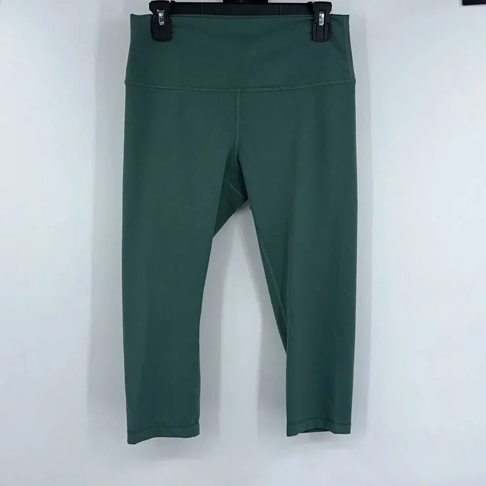 Lululemon Wunder Train High Rise Tight 28” in‎ Medium Forest Sz 12